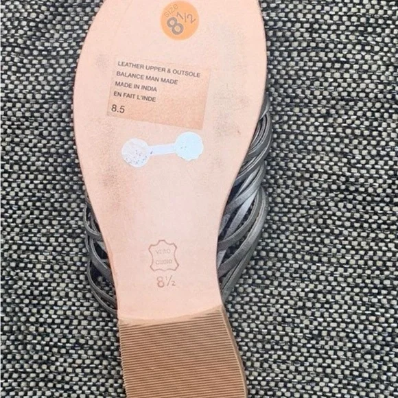 Seychelles Silver Metallic NWOT Sandals - Picture 4 of 5